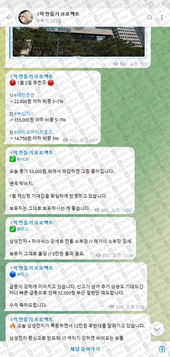 이 사진은 담덕법률사무소에서 캡쳐해둔 만들기(VIP) 웹사이트 캡쳐 사진이며 URL은 t.me 입니다.