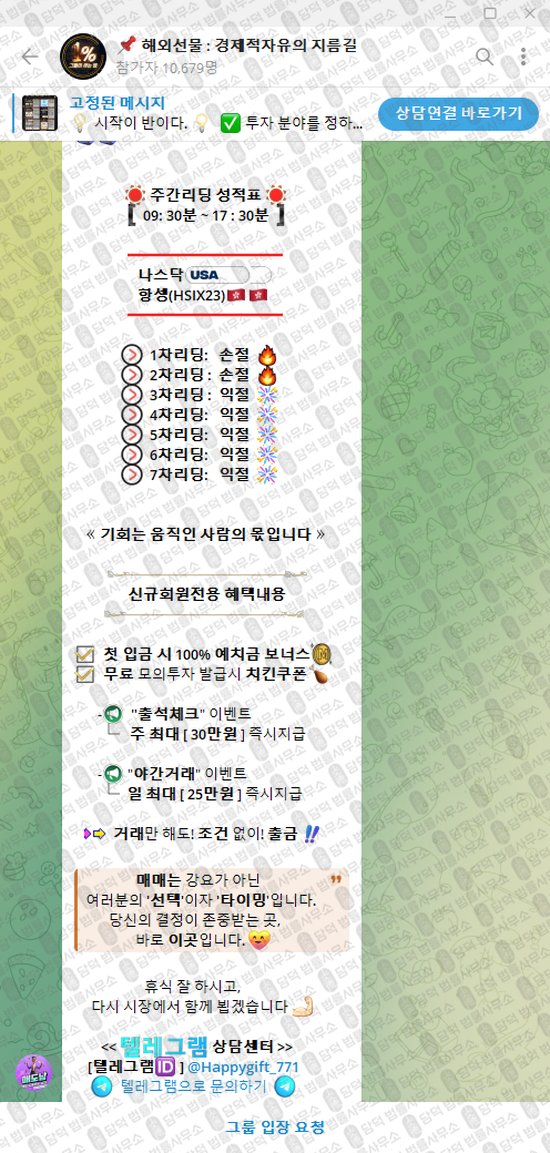 이 사진은 담덕법률사무소에서 캡쳐해둔 해외선물(VIP) 웹사이트 캡쳐 사진이며 URL은 t.me 입니다.