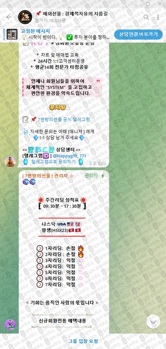 이 사진은 담덕법률사무소에서 캡쳐해둔 해외선물(VIP) 웹사이트 캡쳐 사진이며 URL은 t.me 입니다.