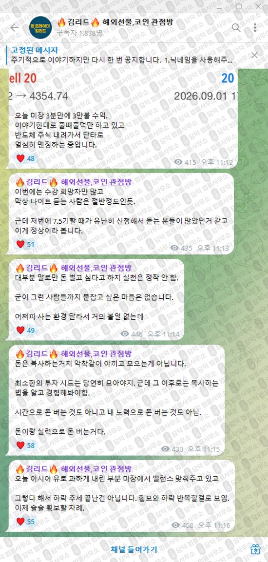 이 사진은 담덕법률사무소에서 캡쳐해둔 김리드(VIP) 웹사이트 캡쳐 사진이며 URL은 t.me 입니다.