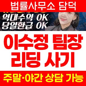 이수정(AI) 사기 피해 정보 · 담덕법률사무소