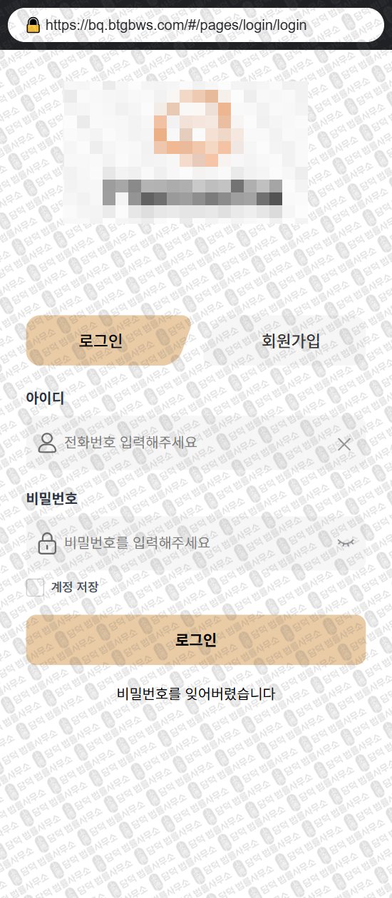이 사진은 담덕법률사무소에서 캡쳐해둔 국내(IPO AI) 웹사이트 캡쳐 사진이며 URL은 btgbws.com 입니다.