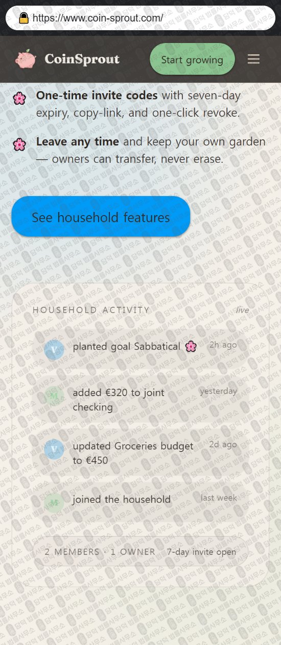 이 사진은 담덕법률사무소에서 캡쳐해둔 코인스프라우트(CoinSprout) 웹사이트 캡쳐 사진이며 URL은 coin-sprout.com 입니다.