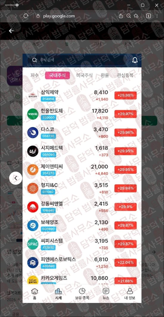 이 사진은 담덕법률사무소에서 캡쳐해둔 사칭(BORAL CAPITAL) 웹사이트 캡쳐 사진이며 URL은 or.kr 입니다.