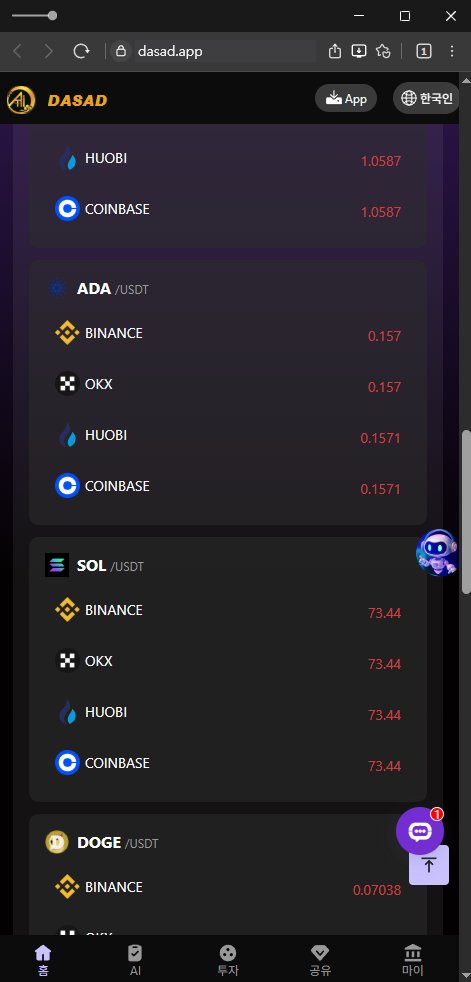 이 사진은 담덕법률사무소에서 캡쳐해둔 다사드(DASAD LIMITED) 웹사이트 캡쳐 사진이며 URL은 dasad.app 입니다.