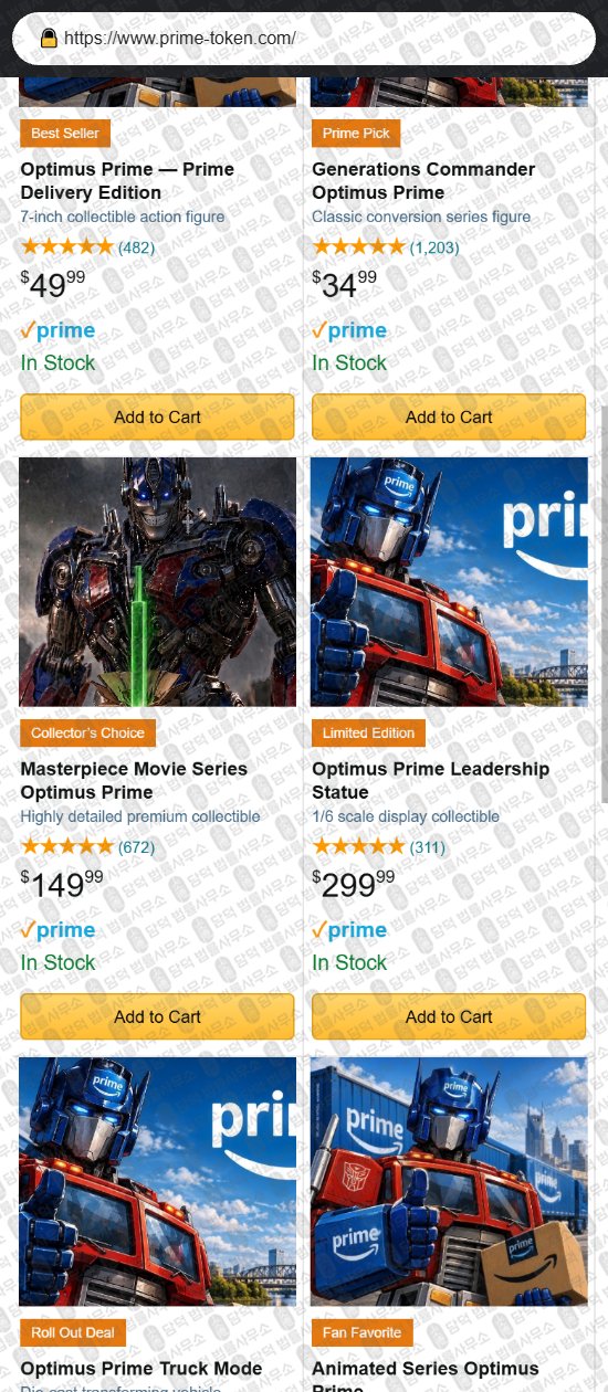이 사진은 담덕법률사무소에서 캡쳐해둔 프라임마켓(Prime Market) 웹사이트 캡쳐 사진이며 URL은 prime-token.com 입니다.