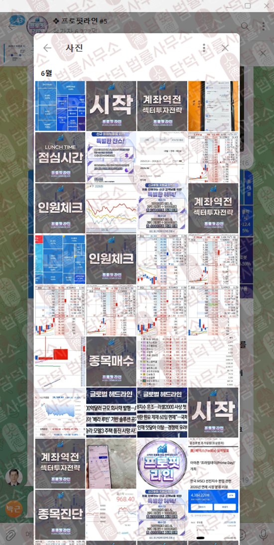이 사진은 담덕법률사무소에서 캡쳐해둔 프로핏라인(ProfitLine) 관련 자료 사진입니다.