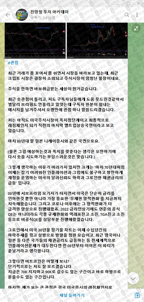 이 사진은 담덕법률사무소에서 캡쳐해둔 진양철(VIP) 웹사이트 캡쳐 사진이며 URL은 t.me 입니다.