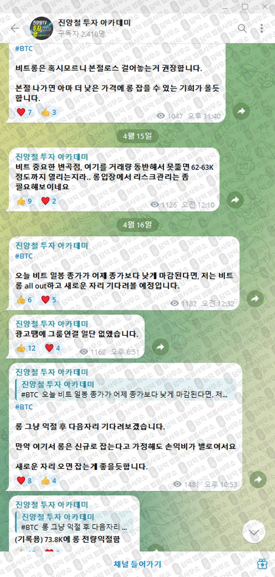 이 사진은 담덕법률사무소에서 캡쳐해둔 진양철(VIP) 웹사이트 캡쳐 사진이며 URL은 t.me 입니다.